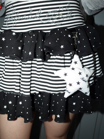 border Ruffle Mini Skirt  A570