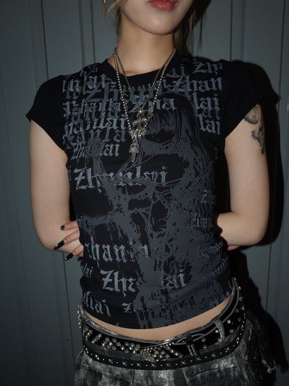 TextGirl Graphic Tee  A557