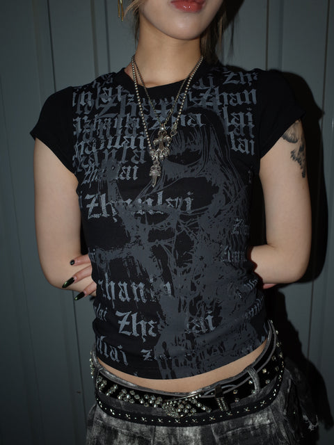 TextGirl Graphic Tee  A557