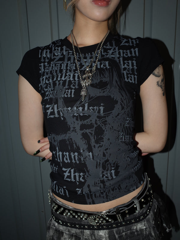TextGirl Graphic Tee  A557