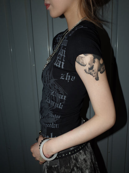 TextGirl Graphic Tee  A557