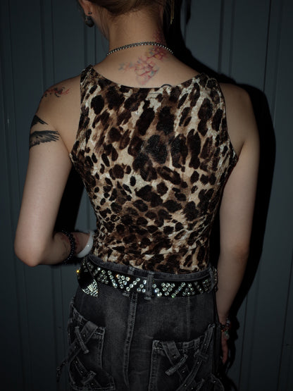 Leopard Line Tank  A559
