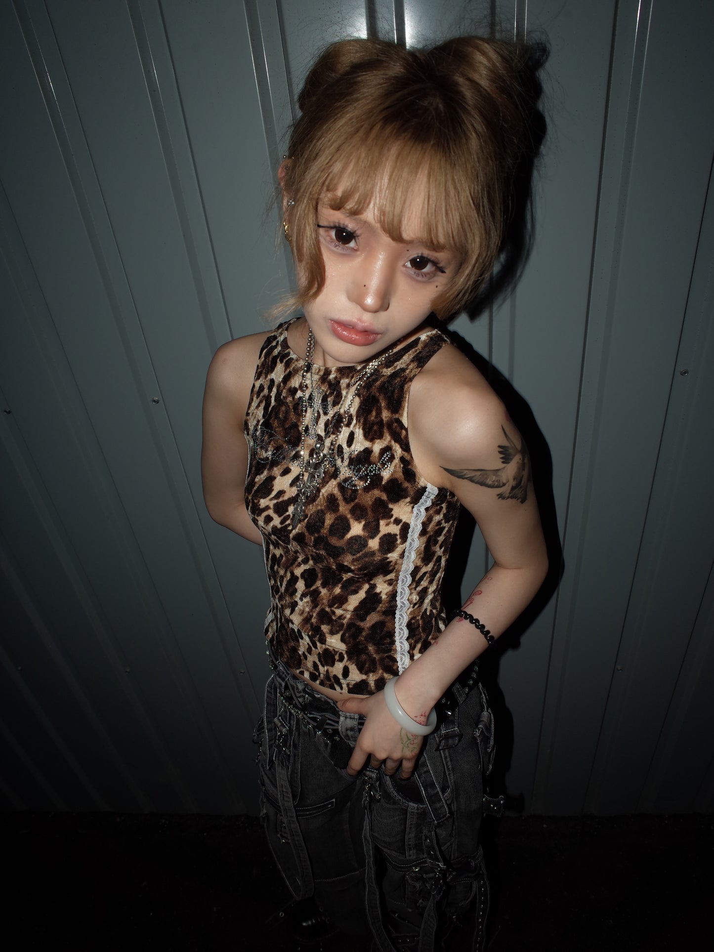 Leopard Line Tank  A559