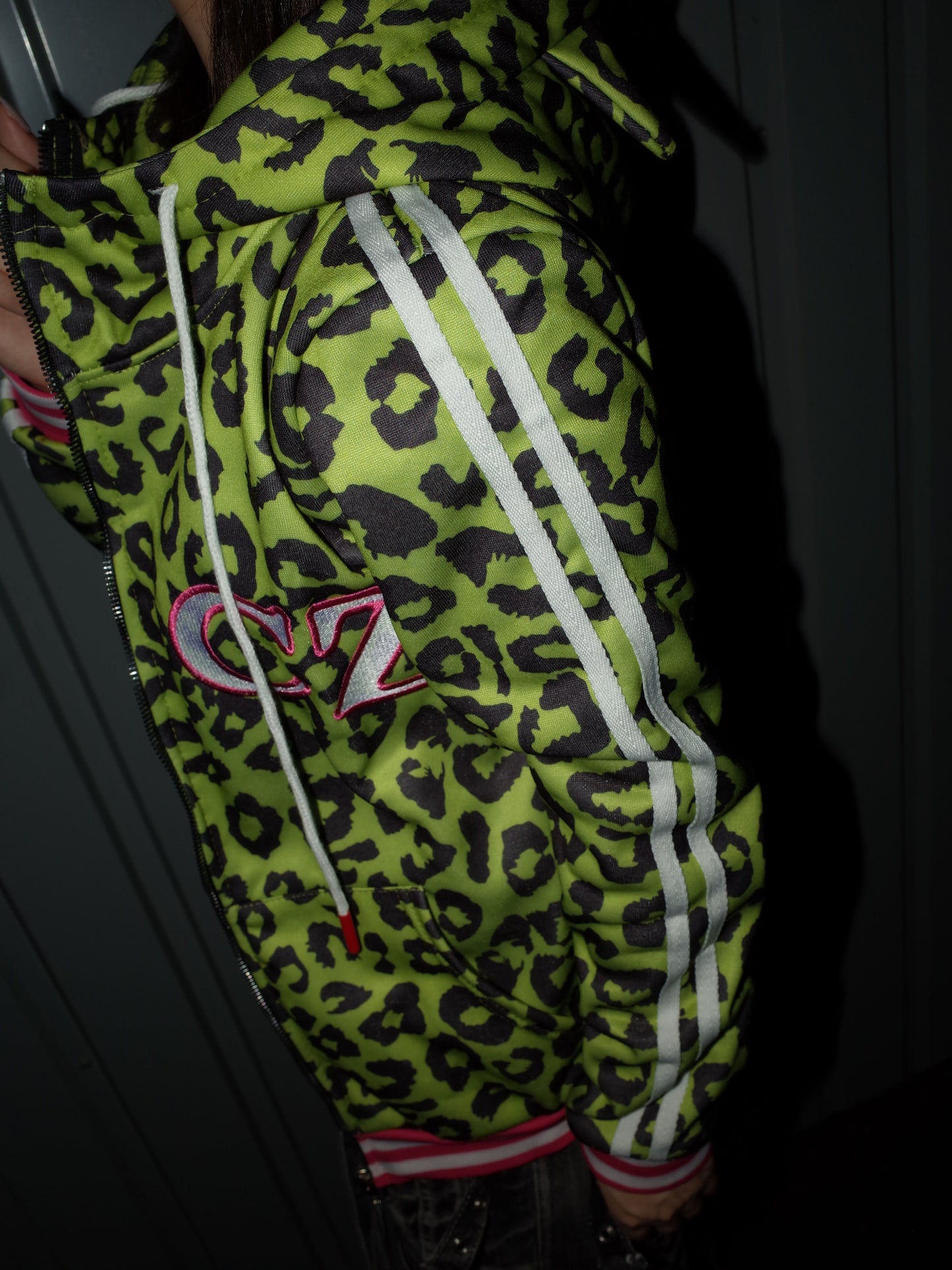 Neon Leopard Hoodie  A567