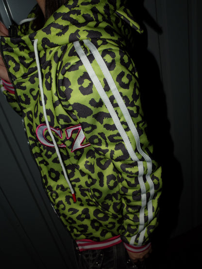 Neon Leopard Hoodie  A567