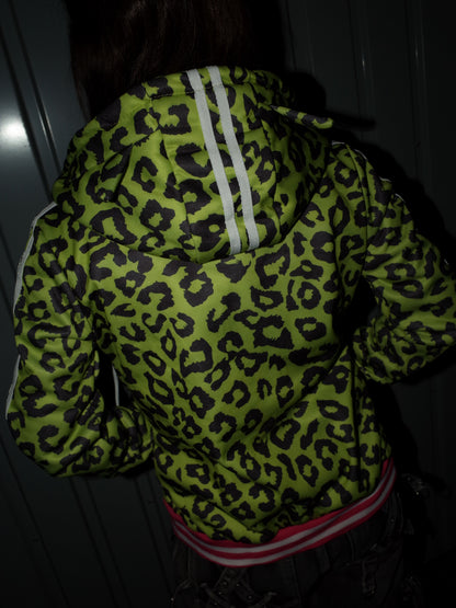 Neon Leopard Hoodie  A567