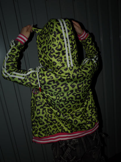 Neon Leopard Hoodie  A567