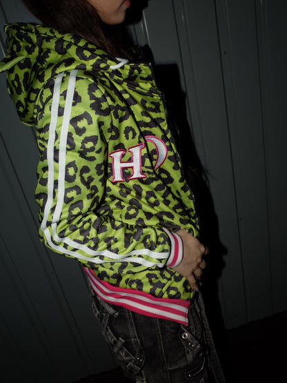 Neon Leopard Hoodie  A567