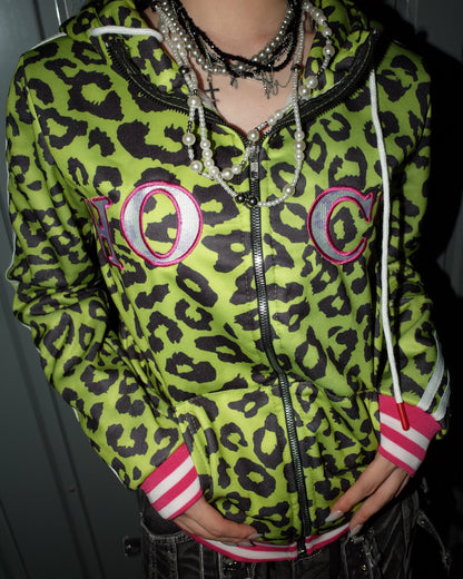 Neon Leopard Hoodie  A567