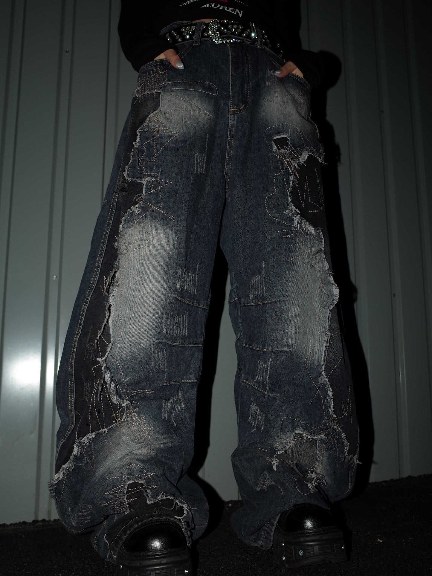 Ruin Cross Denim  A532