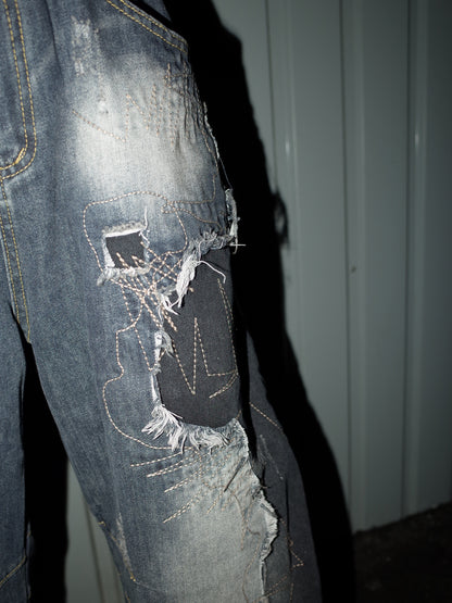 Ruin Cross Denim  A532