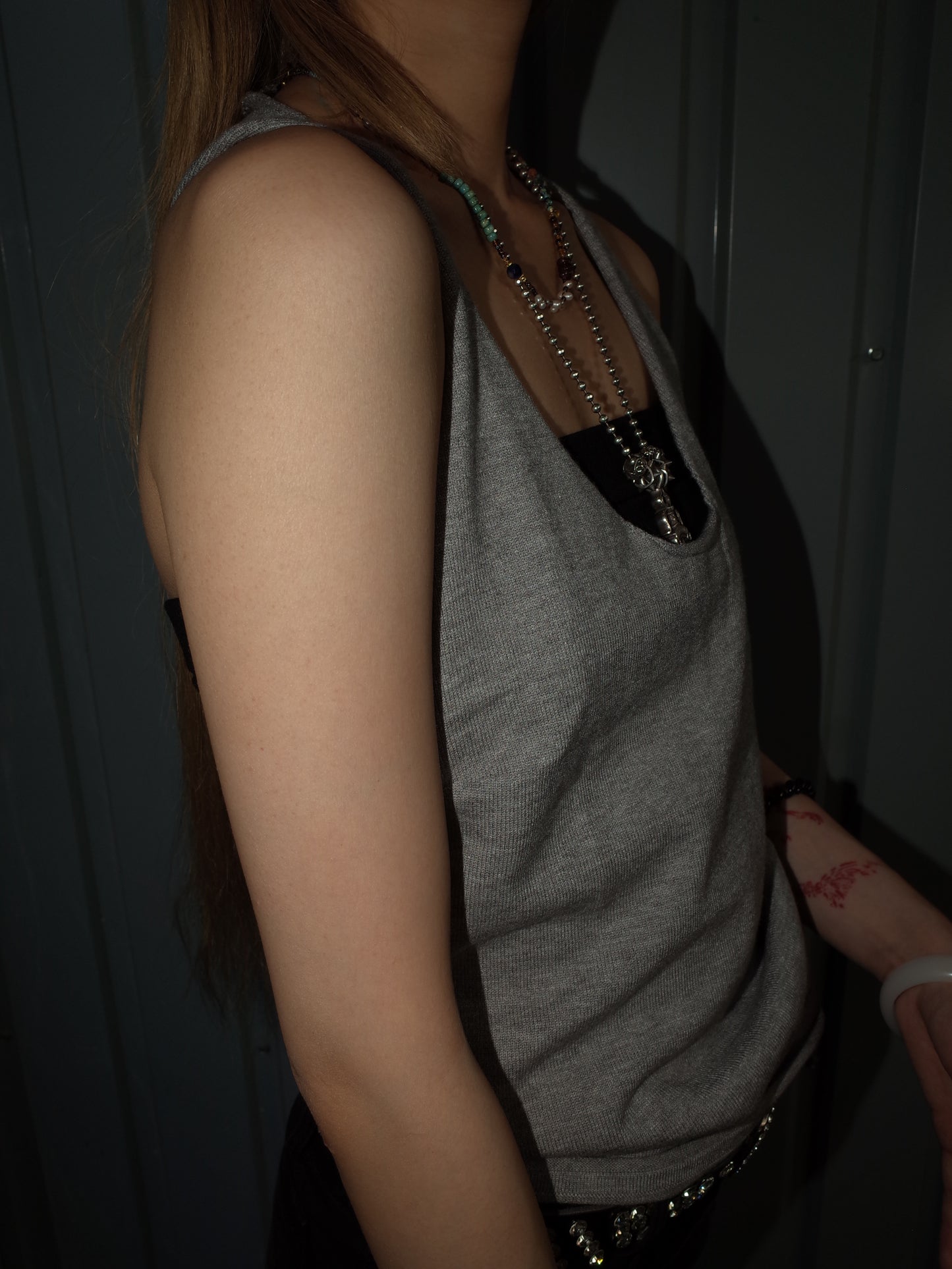 25-K59 knit tank   A585