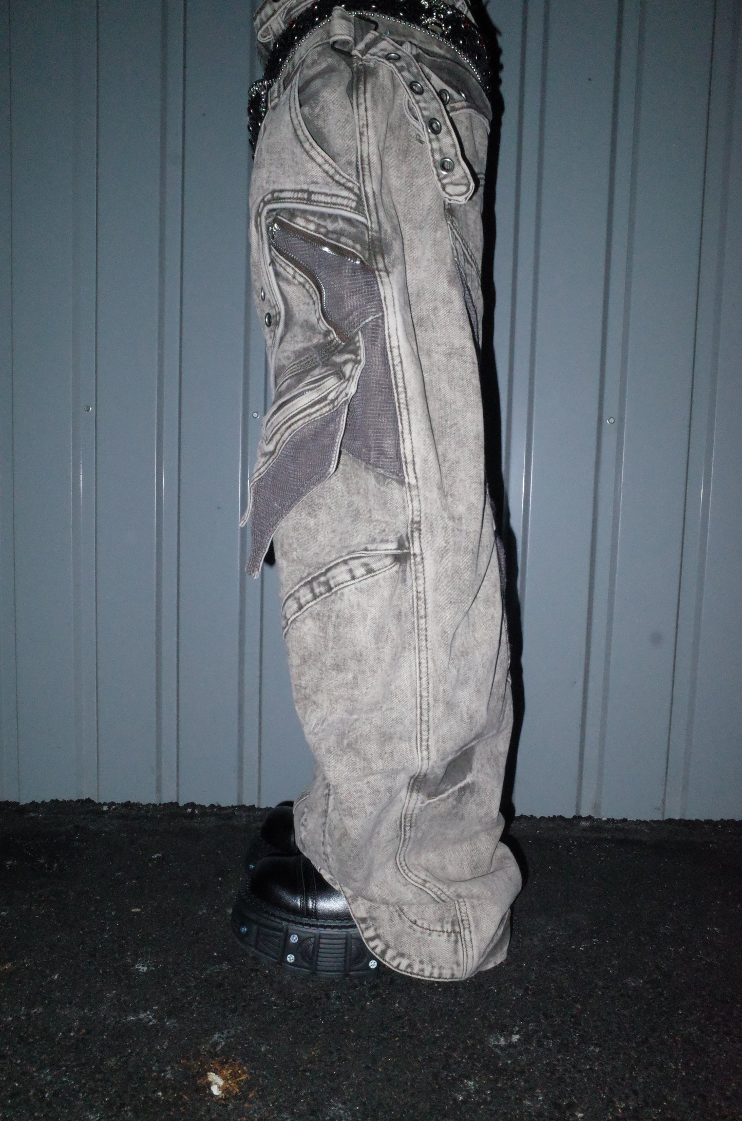 3DW Panel Denim Pants  A531