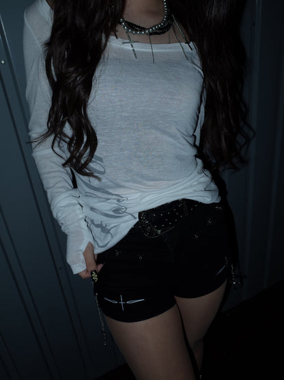 Script Long Sleeve A536