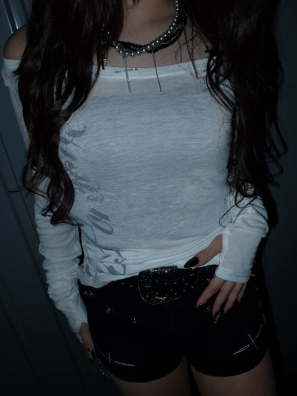 Script Long Sleeve A536