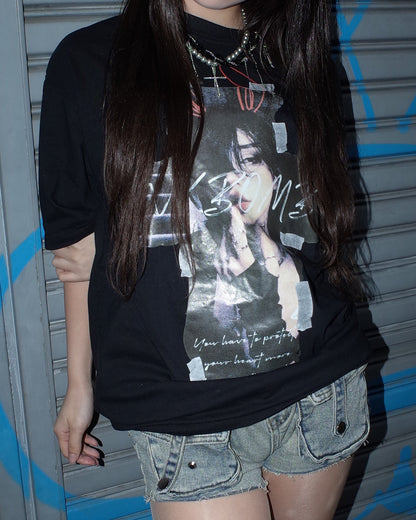 cross bunny tee A122
