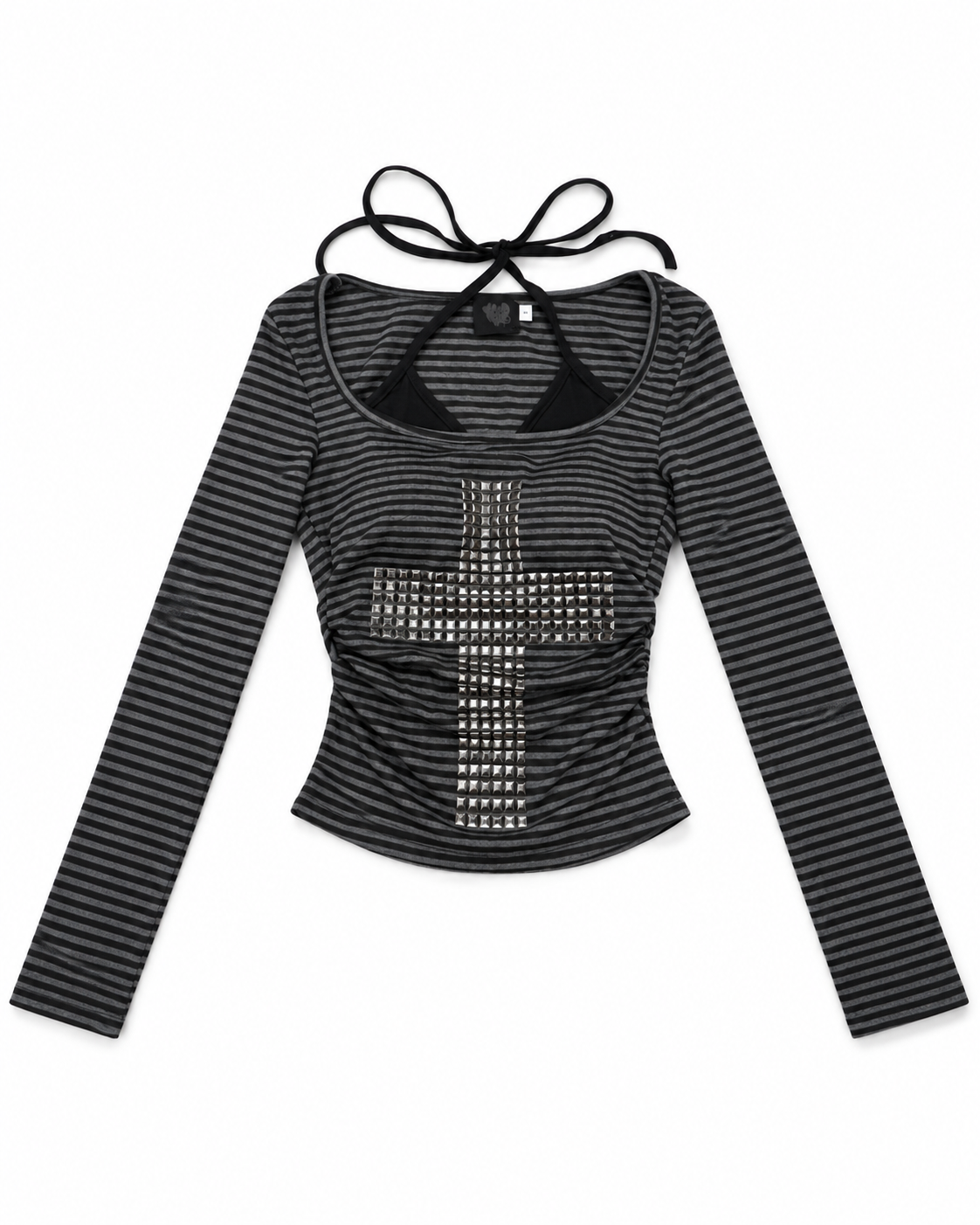 Studded Cross Top A732
