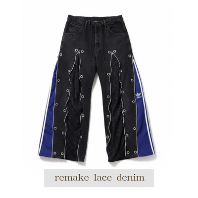 LACE DENIM