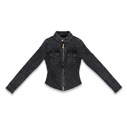 Washed Zip Jacket A703