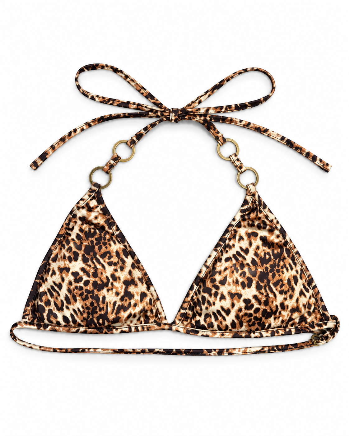 Leopard Trim Top A719　