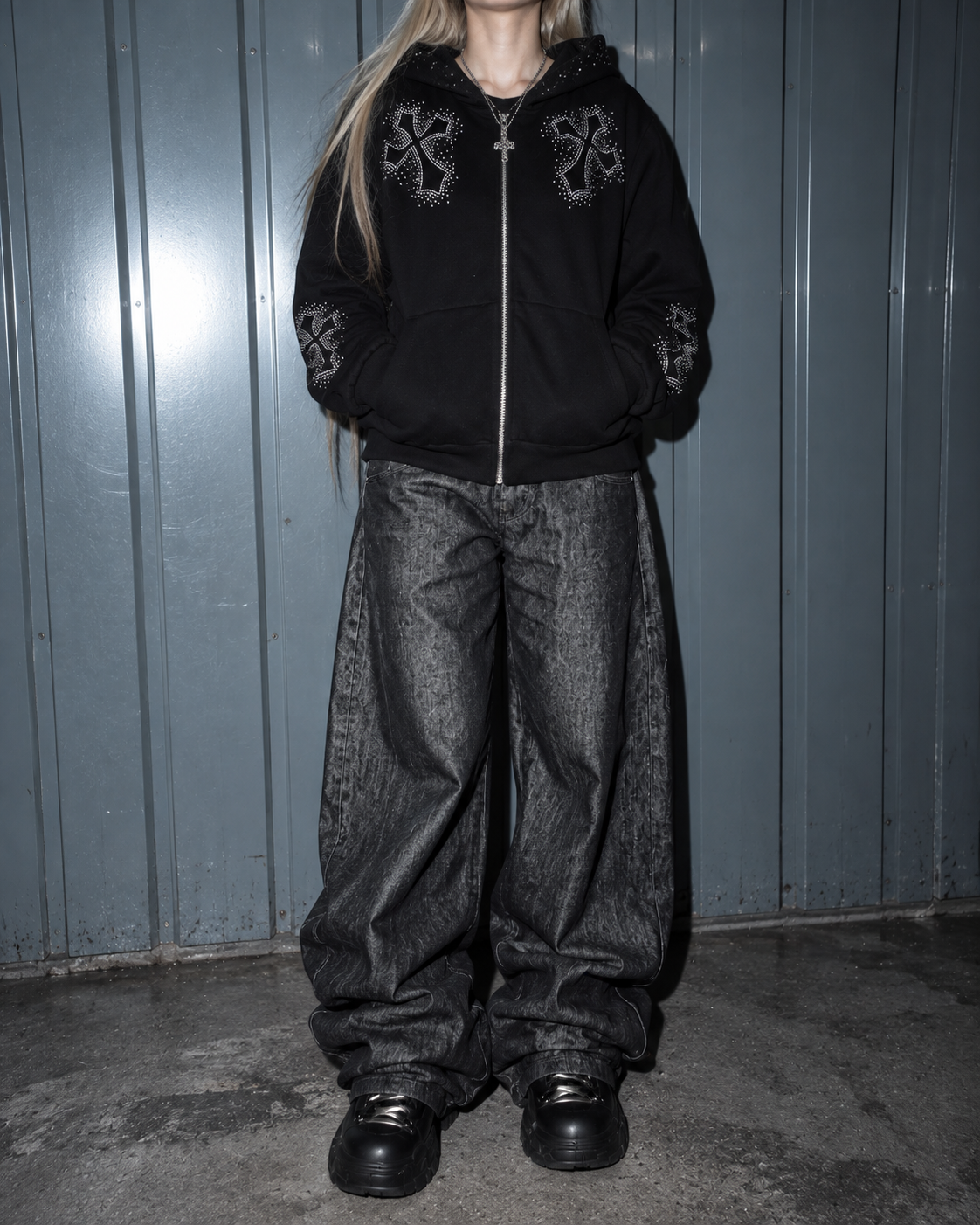 Hex Zip Hoodie A601