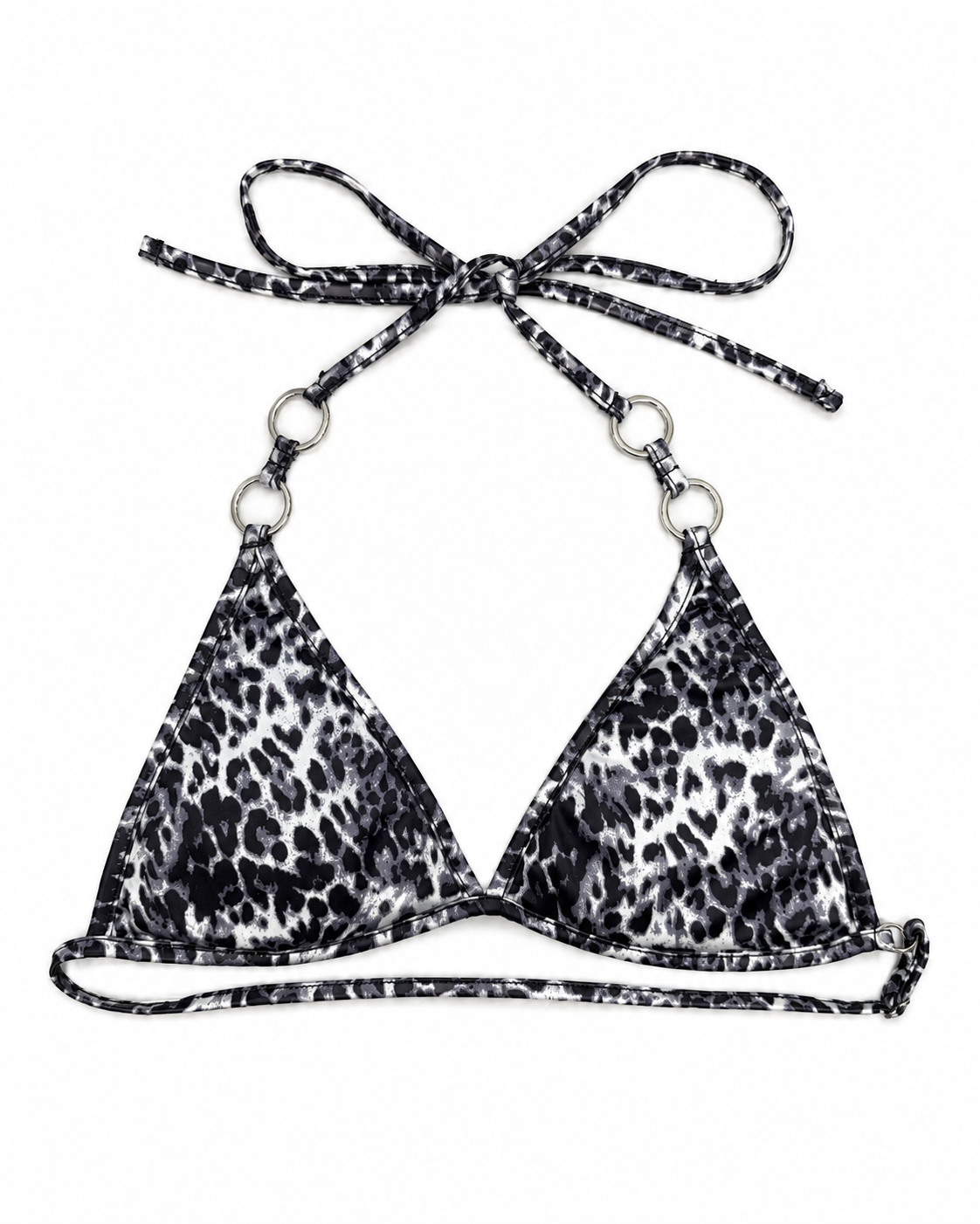 Leopard Trim Top A719　