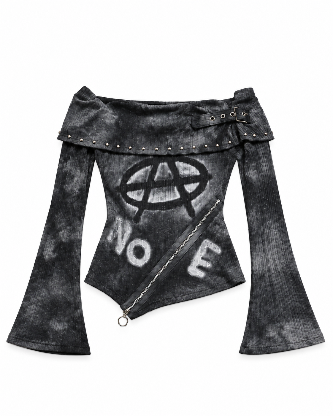 Graffiti Stud Top A673