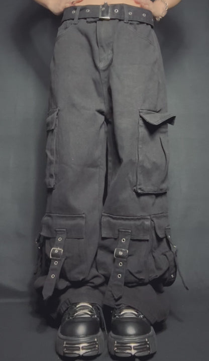 waist belt cargo denim A239