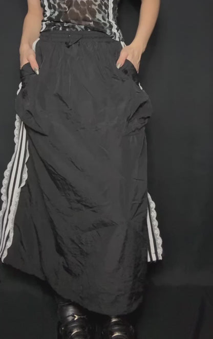 sideline track skirt A647