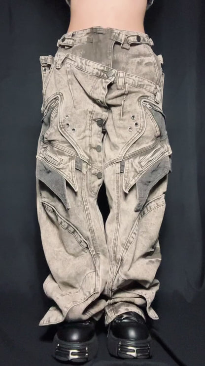 3DW Panel Denim Pants  A531