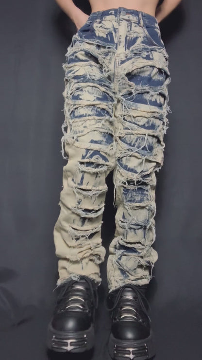 chemical clash denim A169